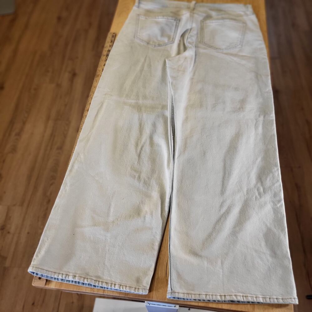 So Goods For Life High Rise Wide Leg Jeans Super Light Wash 17/33W - Picture 12 of 14